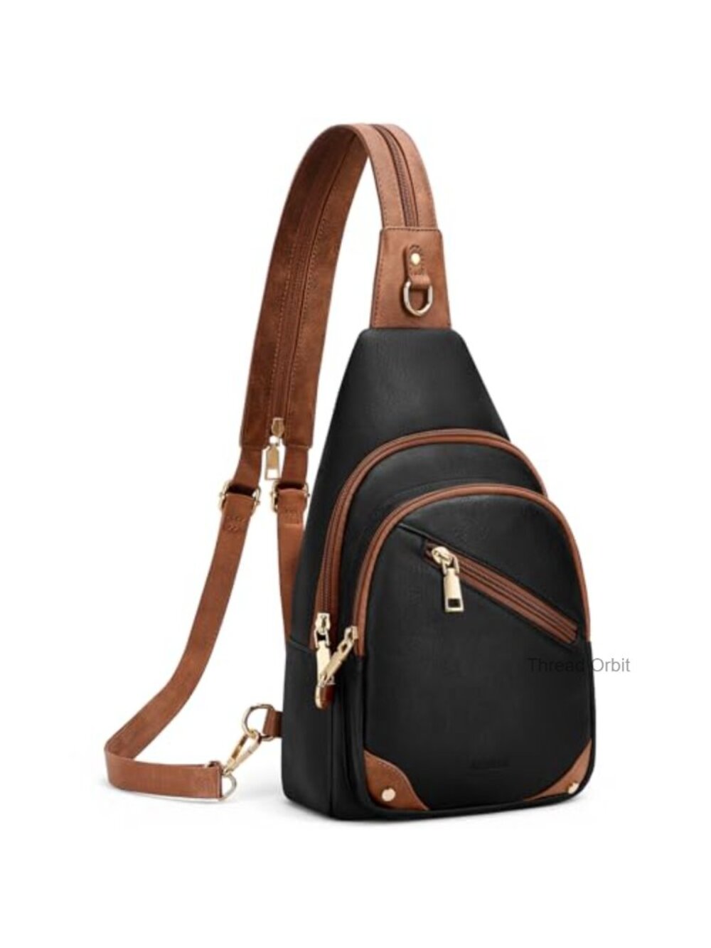 Anti Theft Sling Bag RFID Crossbody Faux Leather Travel Purse